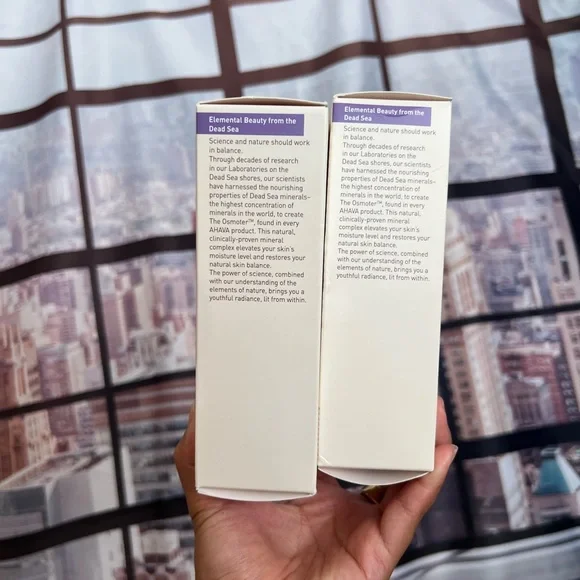 NWT 2x Ahava Limited Edition Mineral Hand Cream Bibi Aqua - Picture 8 of 9